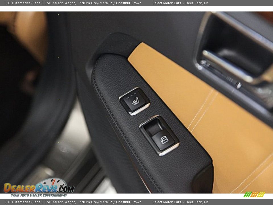 2011 Mercedes-Benz E 350 4Matic Wagon Indium Grey Metallic / Chestnut Brown Photo #12