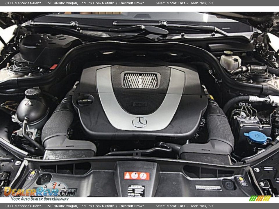 2011 Mercedes-Benz E 350 4Matic Wagon Indium Grey Metallic / Chestnut Brown Photo #13