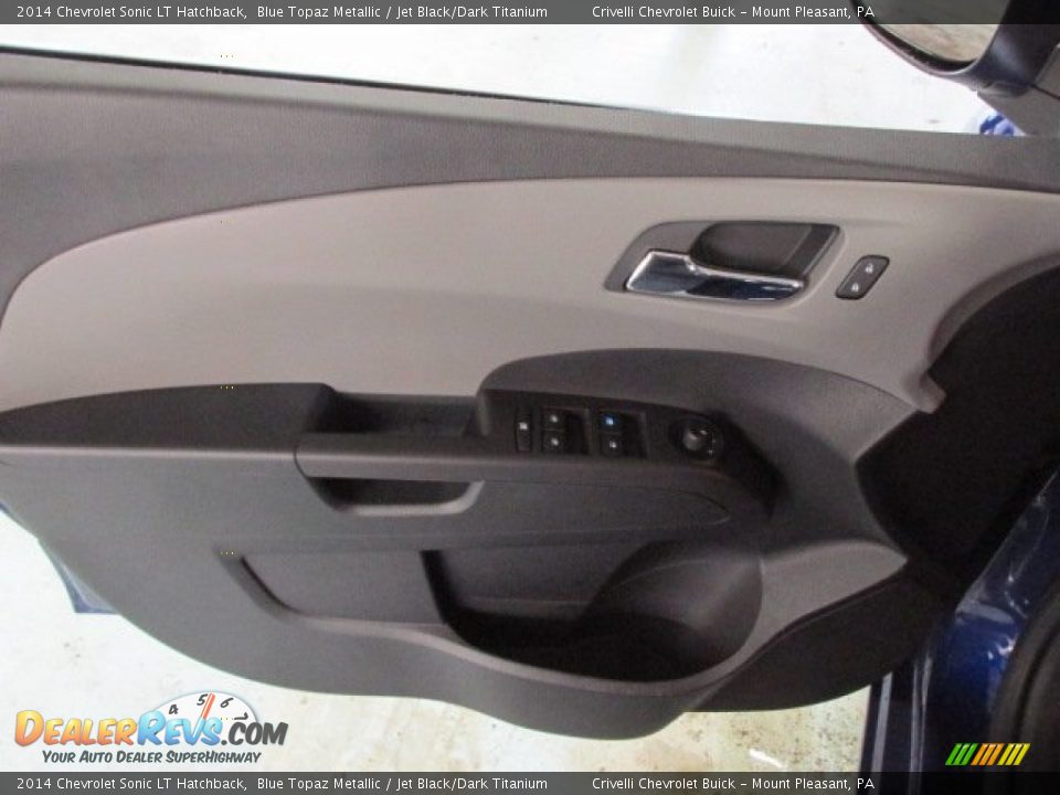2014 Chevrolet Sonic LT Hatchback Blue Topaz Metallic / Jet Black/Dark Titanium Photo #9