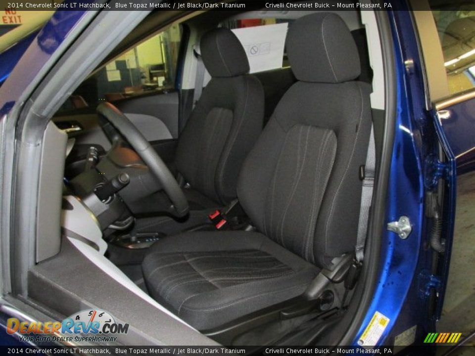 Front Seat of 2014 Chevrolet Sonic LT Hatchback Photo #11
