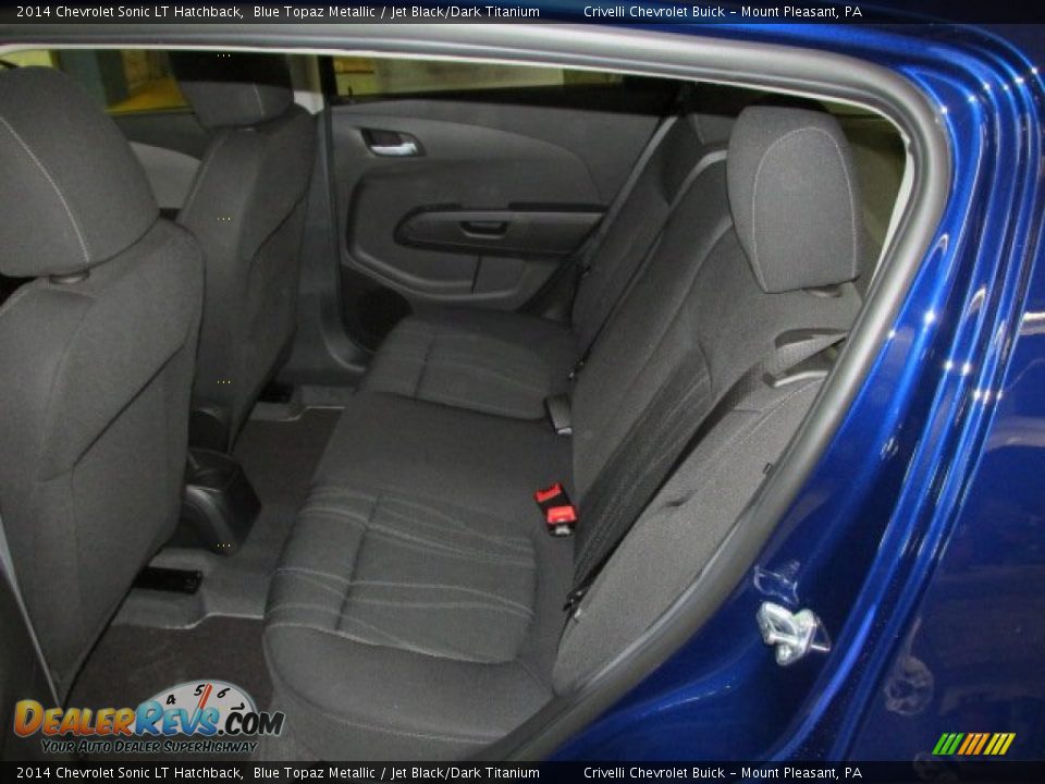 2014 Chevrolet Sonic LT Hatchback Blue Topaz Metallic / Jet Black/Dark Titanium Photo #17