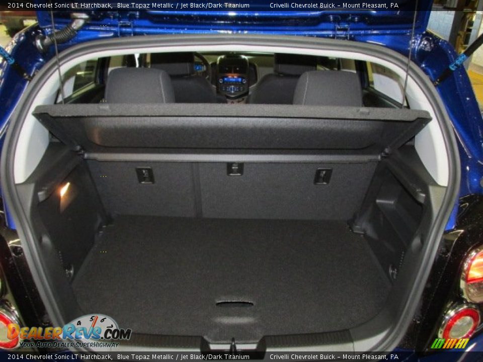 2014 Chevrolet Sonic LT Hatchback Blue Topaz Metallic / Jet Black/Dark Titanium Photo #18