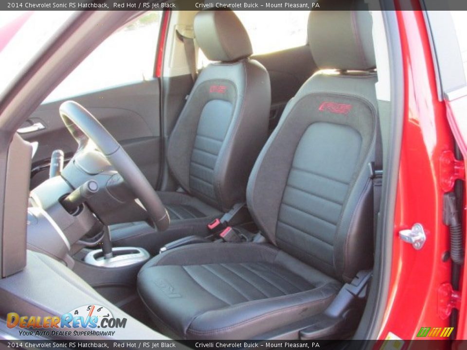 Front Seat of 2014 Chevrolet Sonic RS Hatchback Photo #15