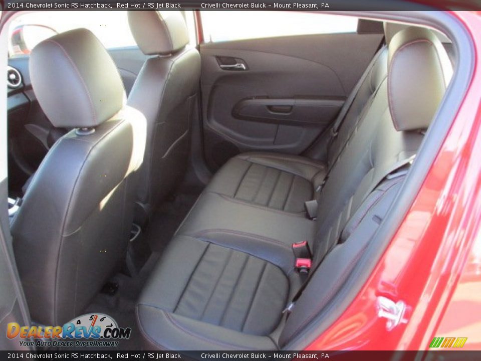 Rear Seat of 2014 Chevrolet Sonic RS Hatchback Photo #17