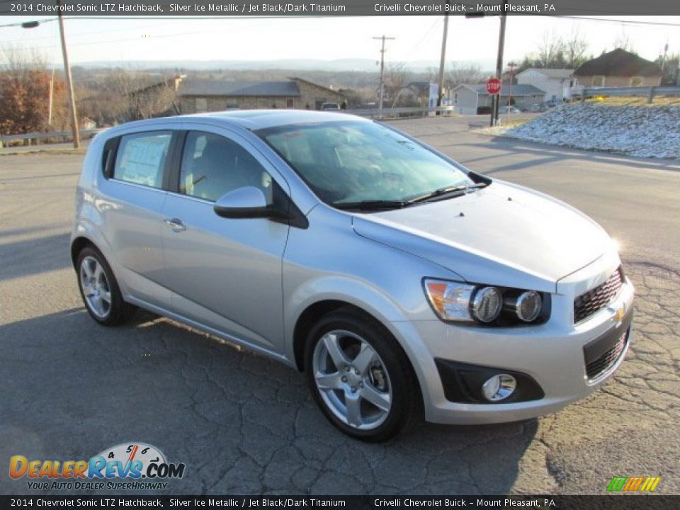 2014 Chevrolet Sonic LTZ Hatchback Silver Ice Metallic / Jet Black/Dark Titanium Photo #5