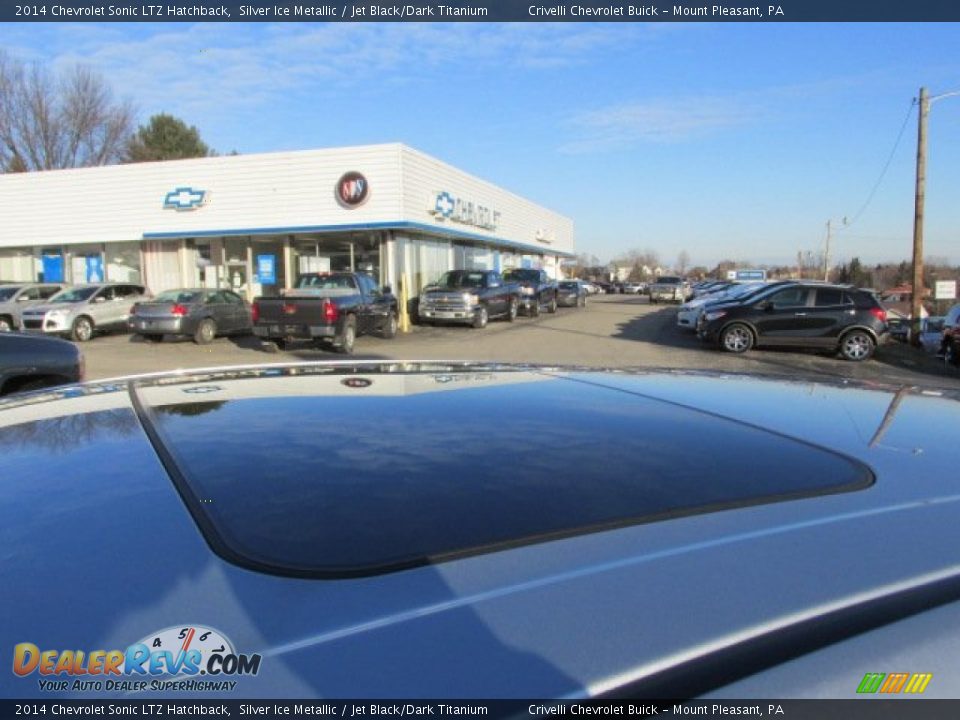 2014 Chevrolet Sonic LTZ Hatchback Silver Ice Metallic / Jet Black/Dark Titanium Photo #7