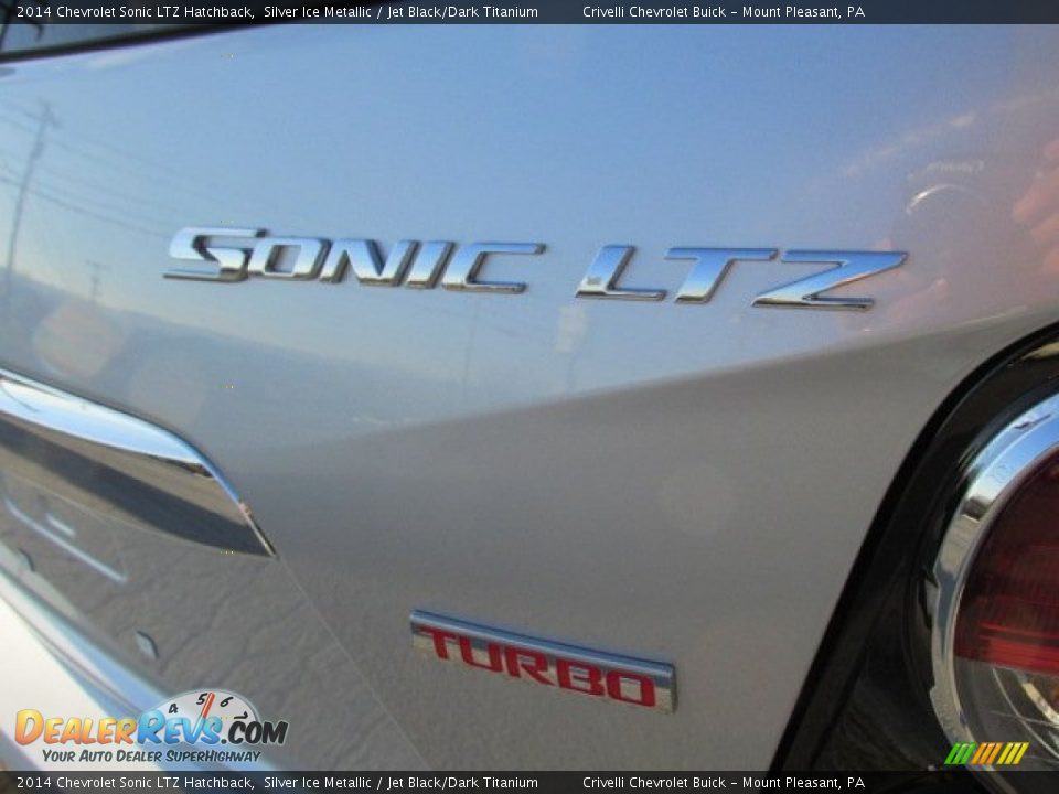 2014 Chevrolet Sonic LTZ Hatchback Silver Ice Metallic / Jet Black/Dark Titanium Photo #8