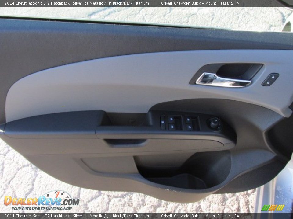 2014 Chevrolet Sonic LTZ Hatchback Silver Ice Metallic / Jet Black/Dark Titanium Photo #9