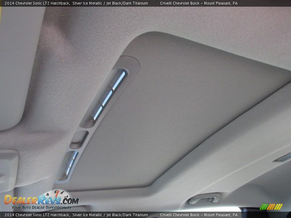 2014 Chevrolet Sonic LTZ Hatchback Silver Ice Metallic / Jet Black/Dark Titanium Photo #11