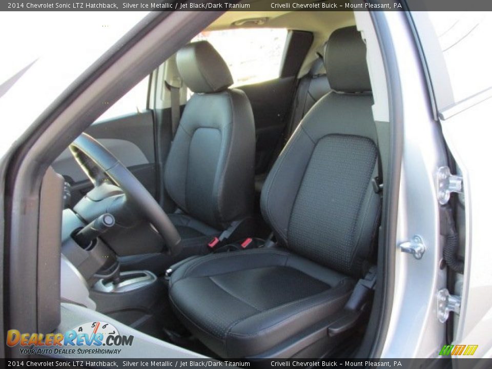 2014 Chevrolet Sonic LTZ Hatchback Silver Ice Metallic / Jet Black/Dark Titanium Photo #12