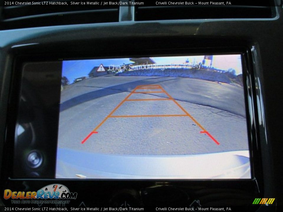 2014 Chevrolet Sonic LTZ Hatchback Silver Ice Metallic / Jet Black/Dark Titanium Photo #14