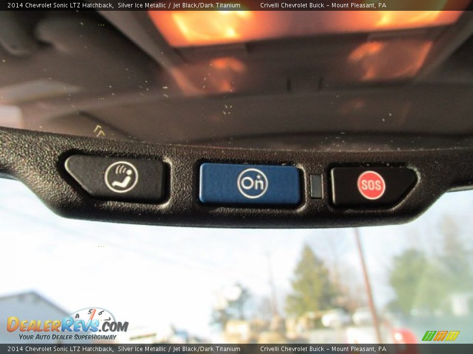 2014 Chevrolet Sonic LTZ Hatchback Silver Ice Metallic / Jet Black/Dark Titanium Photo #16