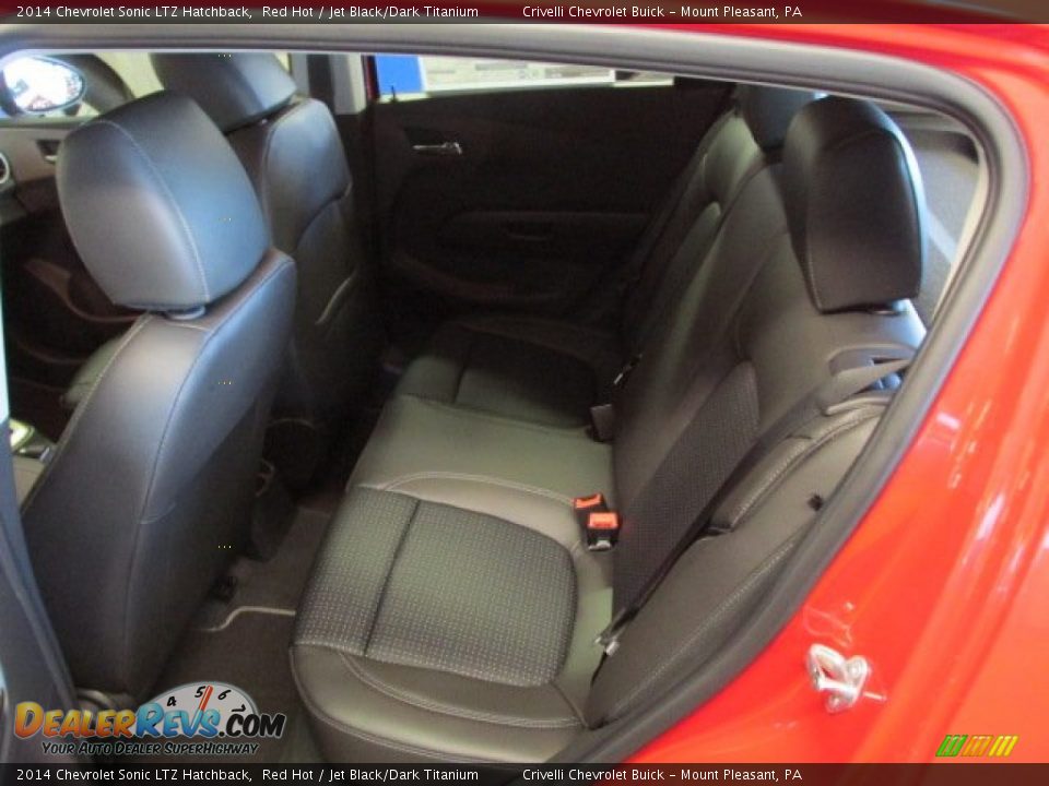 Rear Seat of 2014 Chevrolet Sonic LTZ Hatchback Photo #17