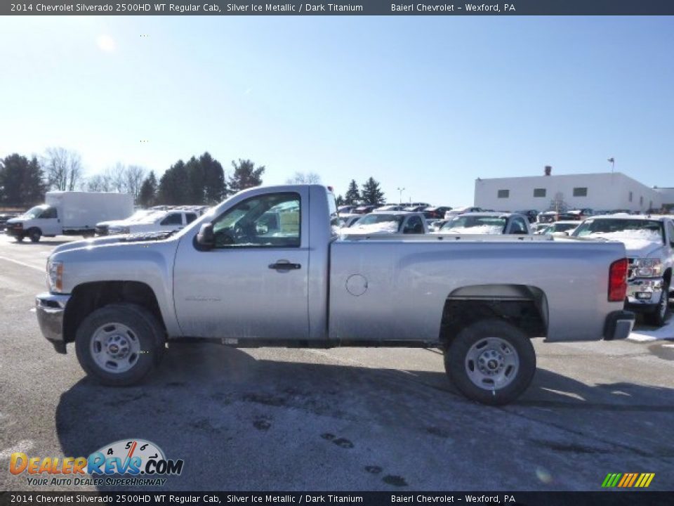 2014 Chevrolet Silverado 2500HD WT Regular Cab Silver Ice Metallic / Dark Titanium Photo #1