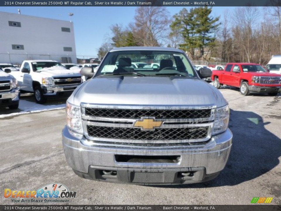 2014 Chevrolet Silverado 2500HD WT Regular Cab Silver Ice Metallic / Dark Titanium Photo #3