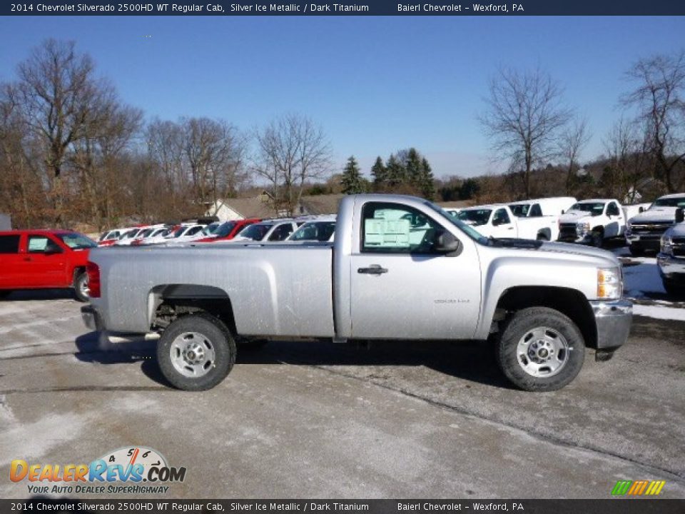 2014 Chevrolet Silverado 2500HD WT Regular Cab Silver Ice Metallic / Dark Titanium Photo #5