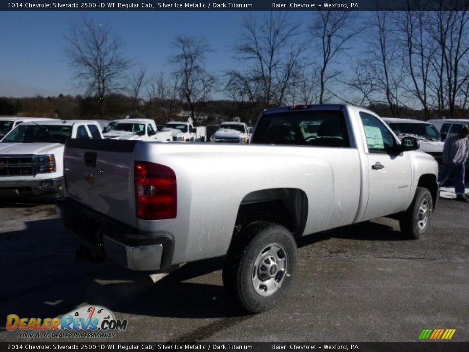 2014 Chevrolet Silverado 2500HD WT Regular Cab Silver Ice Metallic / Dark Titanium Photo #6
