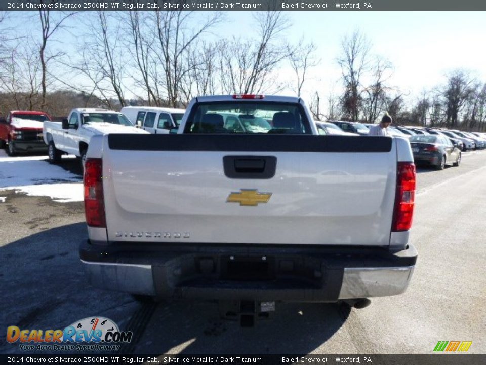 2014 Chevrolet Silverado 2500HD WT Regular Cab Silver Ice Metallic / Dark Titanium Photo #7