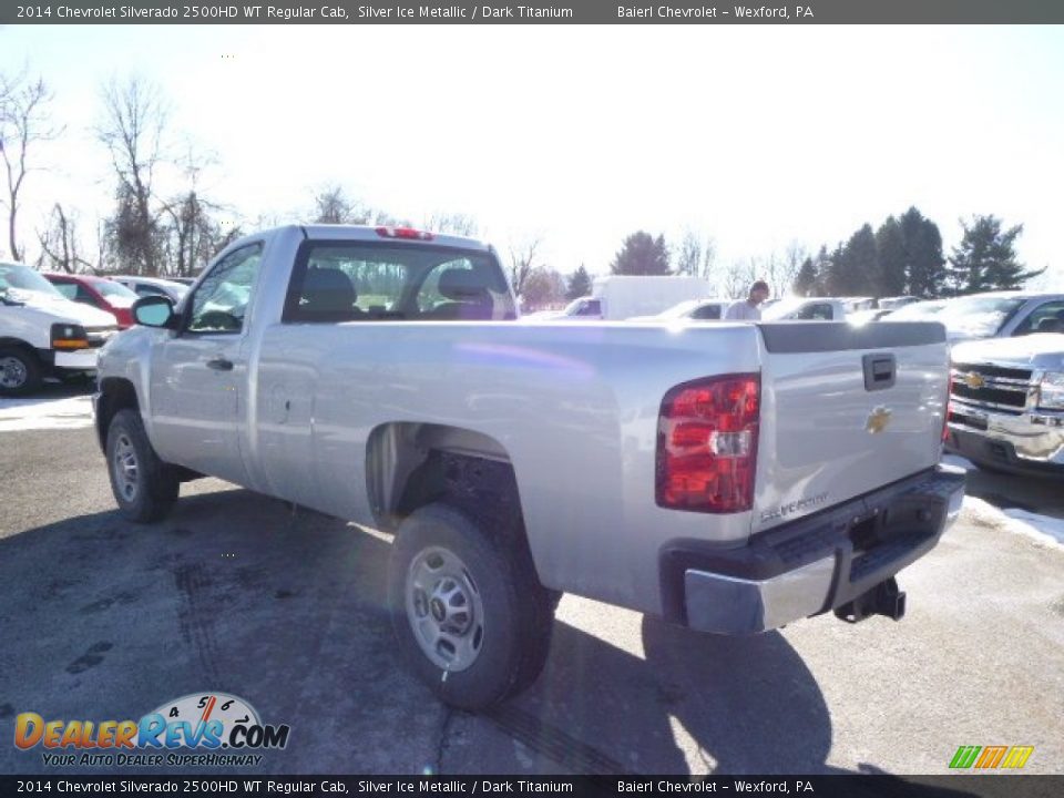 2014 Chevrolet Silverado 2500HD WT Regular Cab Silver Ice Metallic / Dark Titanium Photo #8