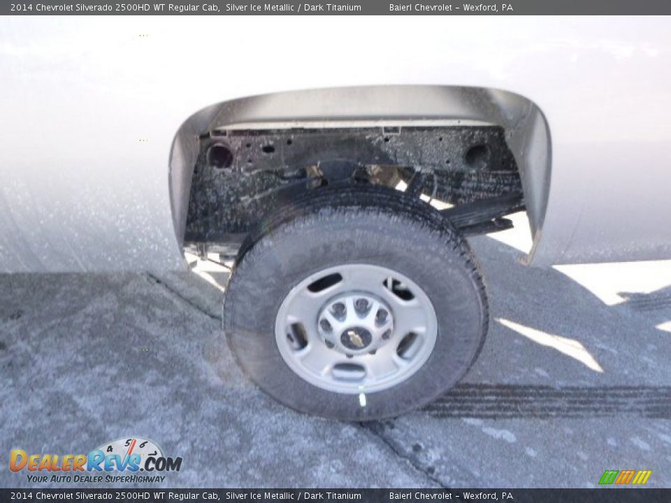 2014 Chevrolet Silverado 2500HD WT Regular Cab Silver Ice Metallic / Dark Titanium Photo #9