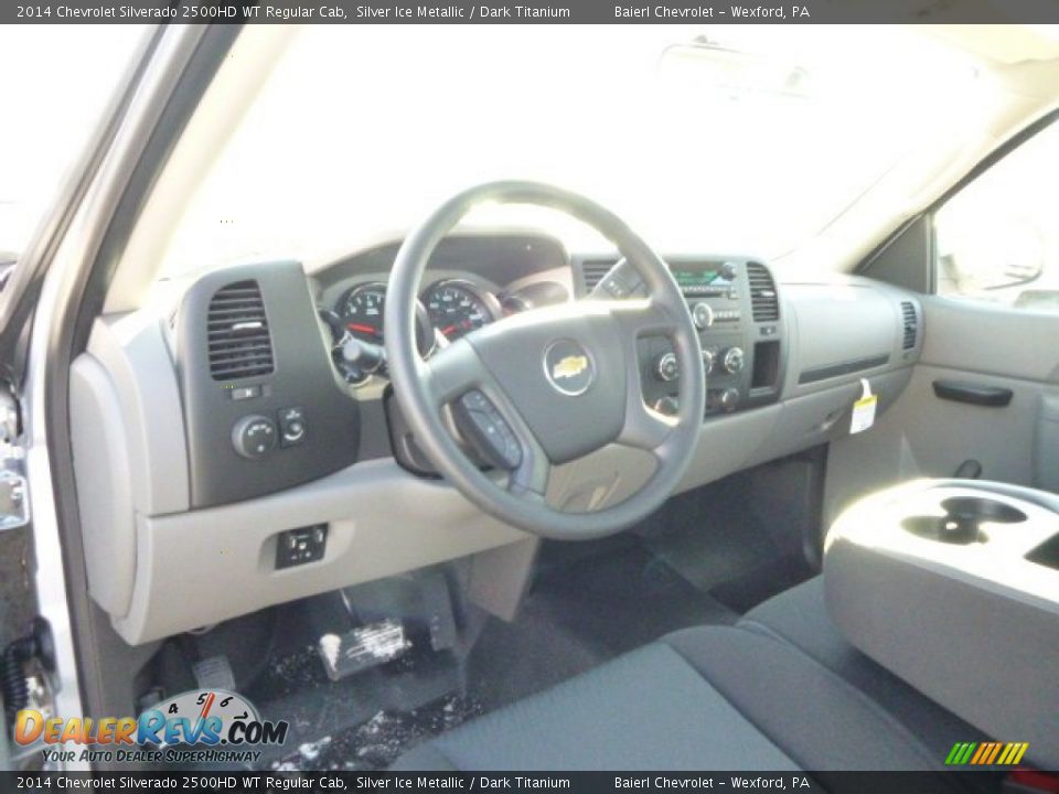 2014 Chevrolet Silverado 2500HD WT Regular Cab Silver Ice Metallic / Dark Titanium Photo #11