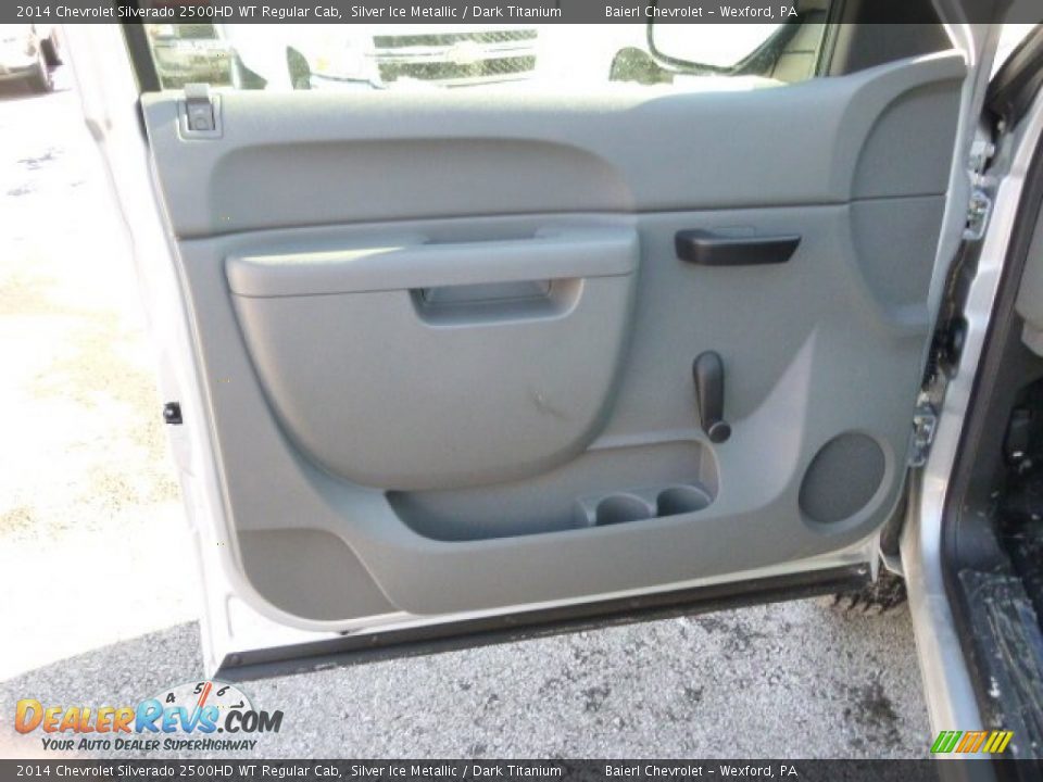 2014 Chevrolet Silverado 2500HD WT Regular Cab Silver Ice Metallic / Dark Titanium Photo #12