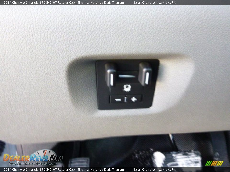2014 Chevrolet Silverado 2500HD WT Regular Cab Silver Ice Metallic / Dark Titanium Photo #13