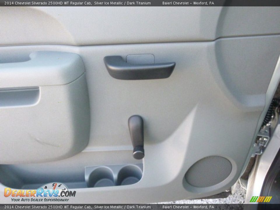 2014 Chevrolet Silverado 2500HD WT Regular Cab Silver Ice Metallic / Dark Titanium Photo #14