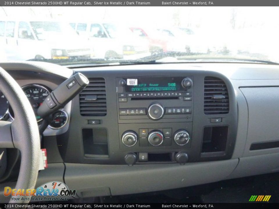 2014 Chevrolet Silverado 2500HD WT Regular Cab Silver Ice Metallic / Dark Titanium Photo #15