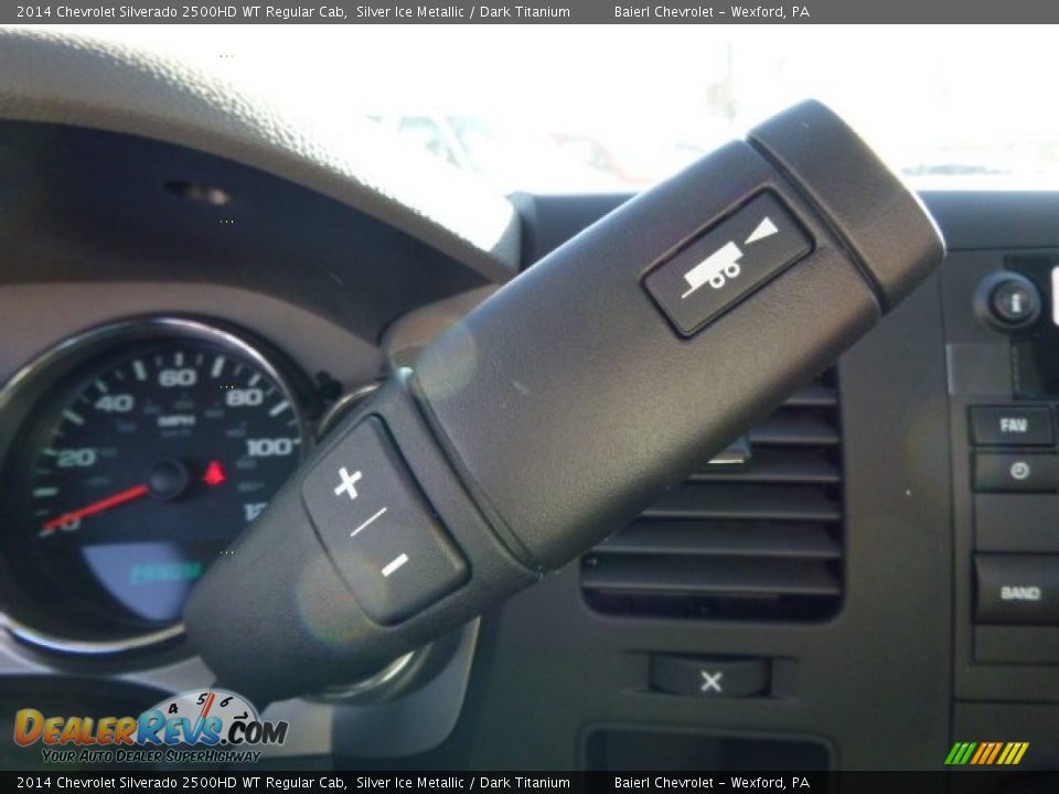 2014 Chevrolet Silverado 2500HD WT Regular Cab Silver Ice Metallic / Dark Titanium Photo #17