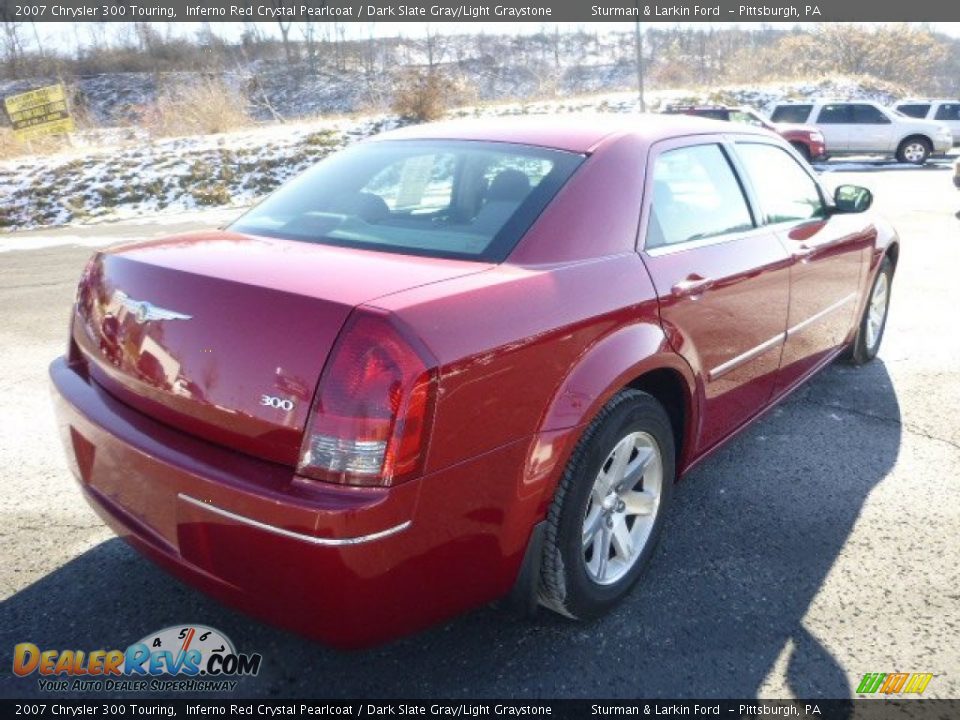 2007 Chrysler 300 Touring Inferno Red Crystal Pearlcoat / Dark Slate Gray/Light Graystone Photo #2