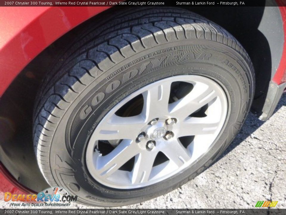 2007 Chrysler 300 Touring Inferno Red Crystal Pearlcoat / Dark Slate Gray/Light Graystone Photo #7