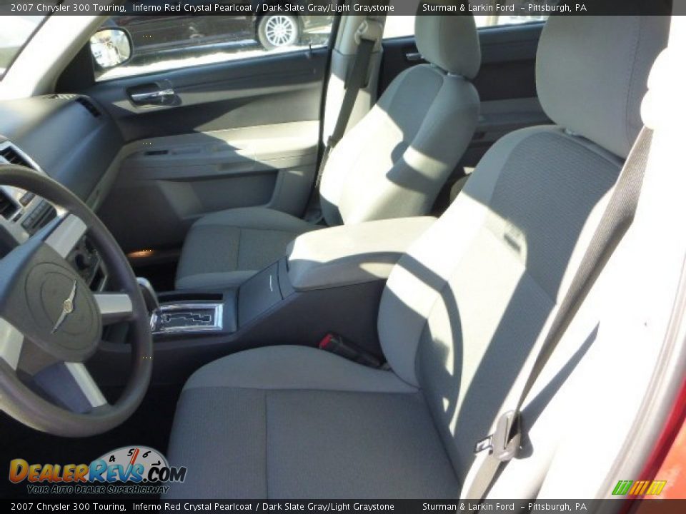 2007 Chrysler 300 Touring Inferno Red Crystal Pearlcoat / Dark Slate Gray/Light Graystone Photo #8