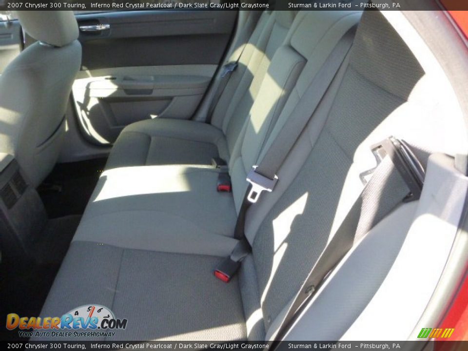 2007 Chrysler 300 Touring Inferno Red Crystal Pearlcoat / Dark Slate Gray/Light Graystone Photo #9