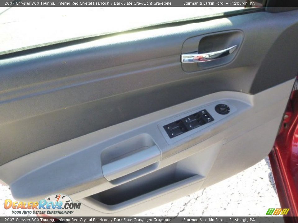 2007 Chrysler 300 Touring Inferno Red Crystal Pearlcoat / Dark Slate Gray/Light Graystone Photo #11
