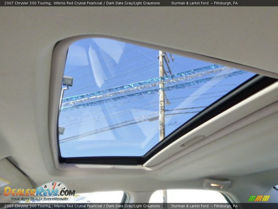 2007 Chrysler 300 Touring Inferno Red Crystal Pearlcoat / Dark Slate Gray/Light Graystone Photo #12