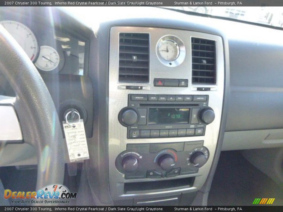 2007 Chrysler 300 Touring Inferno Red Crystal Pearlcoat / Dark Slate Gray/Light Graystone Photo #13