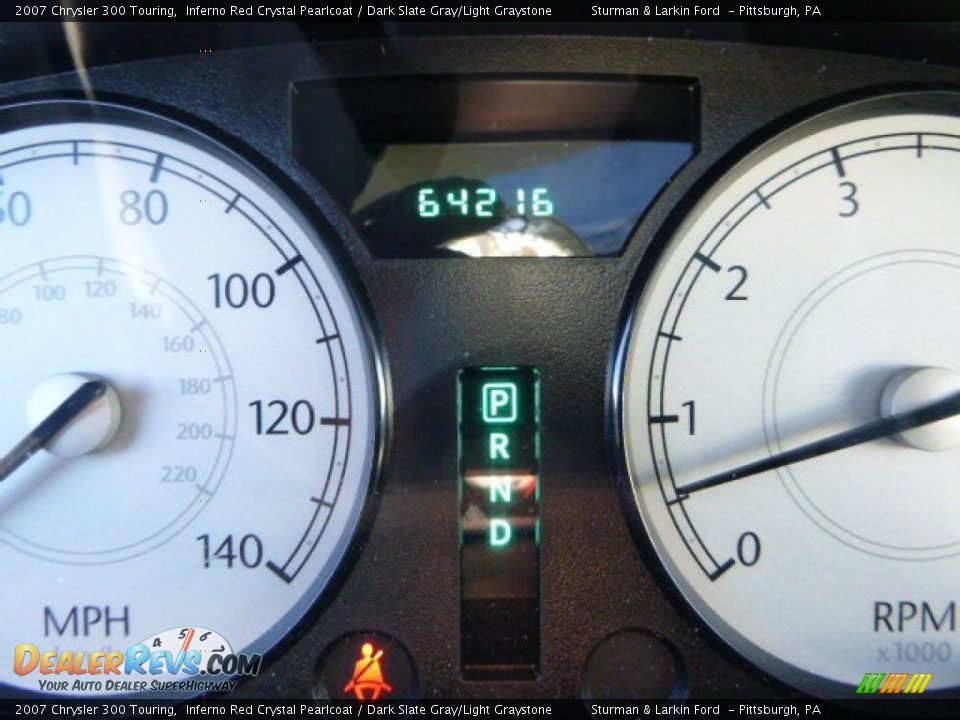 2007 Chrysler 300 Touring Inferno Red Crystal Pearlcoat / Dark Slate Gray/Light Graystone Photo #14