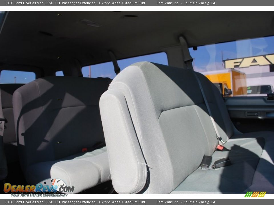 2010 Ford E Series Van E350 XLT Passenger Extended Oxford White / Medium Flint Photo #4