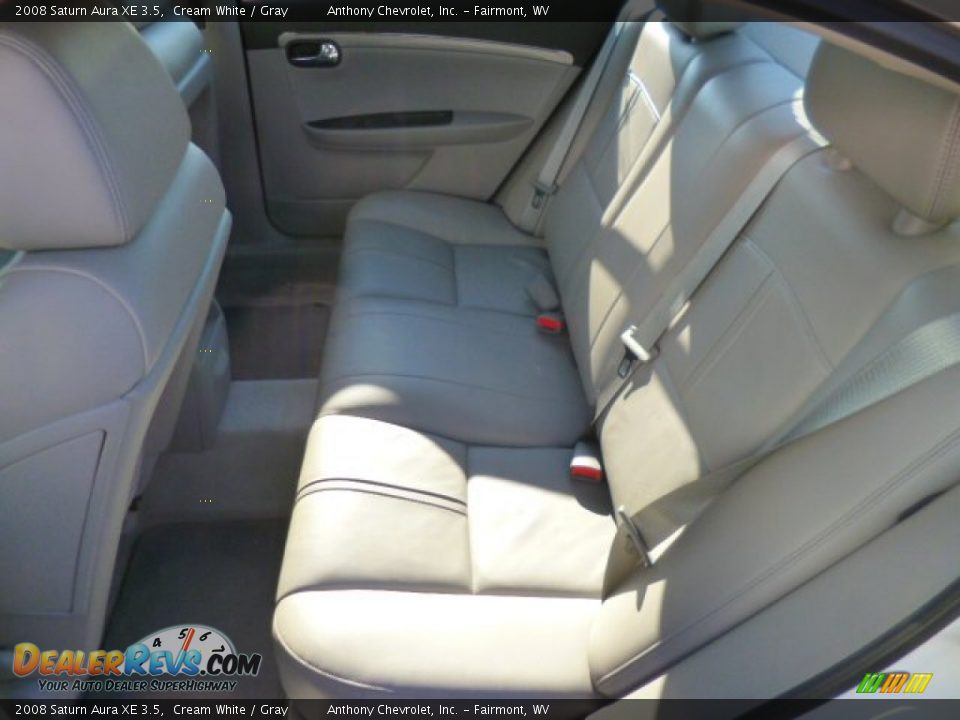 2008 Saturn Aura XE 3.5 Cream White / Gray Photo #13
