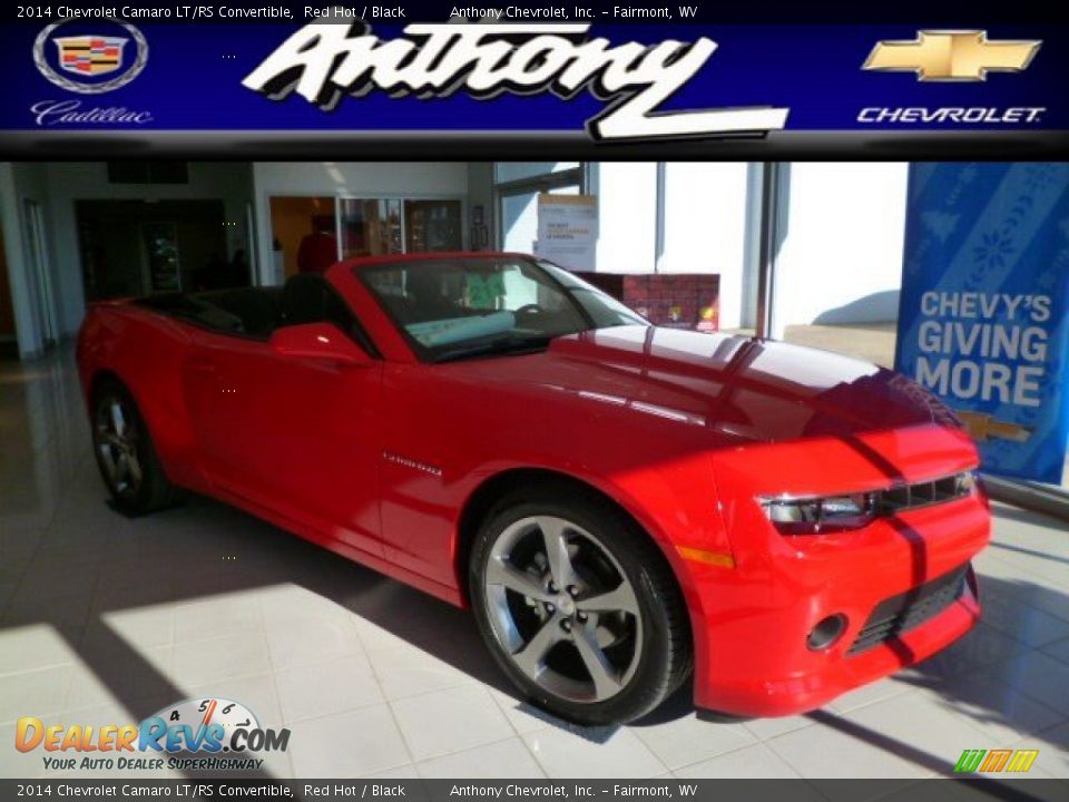 2014 Chevrolet Camaro LT/RS Convertible Red Hot / Black Photo #1