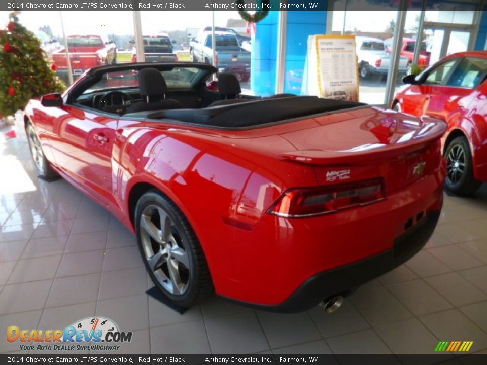 2014 Chevrolet Camaro LT/RS Convertible Red Hot / Black Photo #5