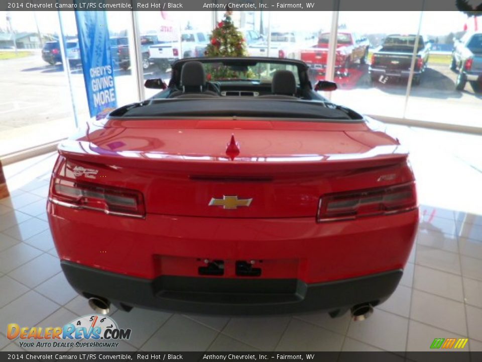 2014 Chevrolet Camaro LT/RS Convertible Red Hot / Black Photo #6