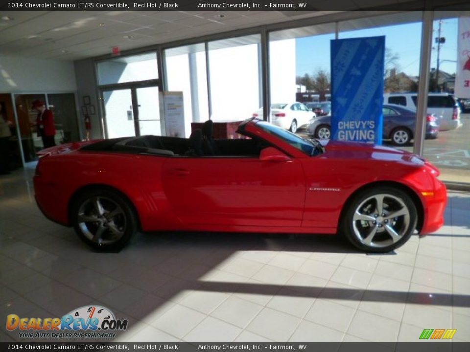 2014 Chevrolet Camaro LT/RS Convertible Red Hot / Black Photo #8