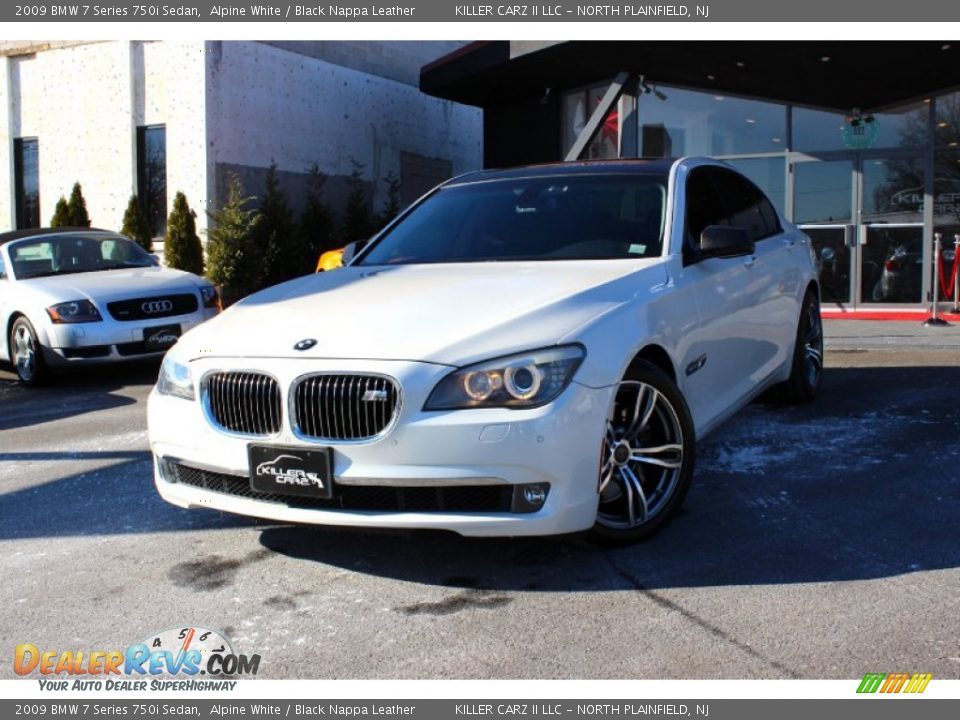 2009 BMW 7 Series 750i Sedan Alpine White / Black Nappa Leather Photo #3