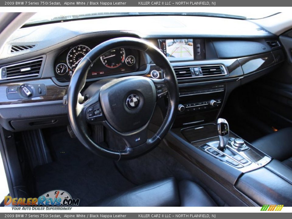 2009 BMW 7 Series 750i Sedan Alpine White / Black Nappa Leather Photo #8