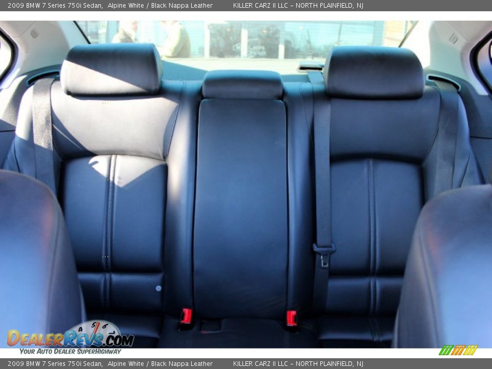 2009 BMW 7 Series 750i Sedan Alpine White / Black Nappa Leather Photo #9