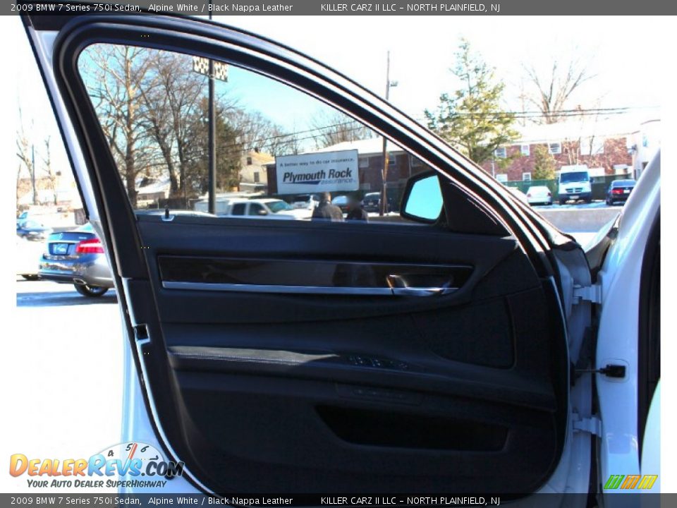 2009 BMW 7 Series 750i Sedan Alpine White / Black Nappa Leather Photo #11