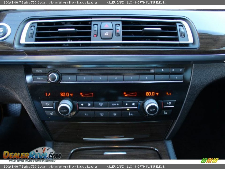 2009 BMW 7 Series 750i Sedan Alpine White / Black Nappa Leather Photo #16