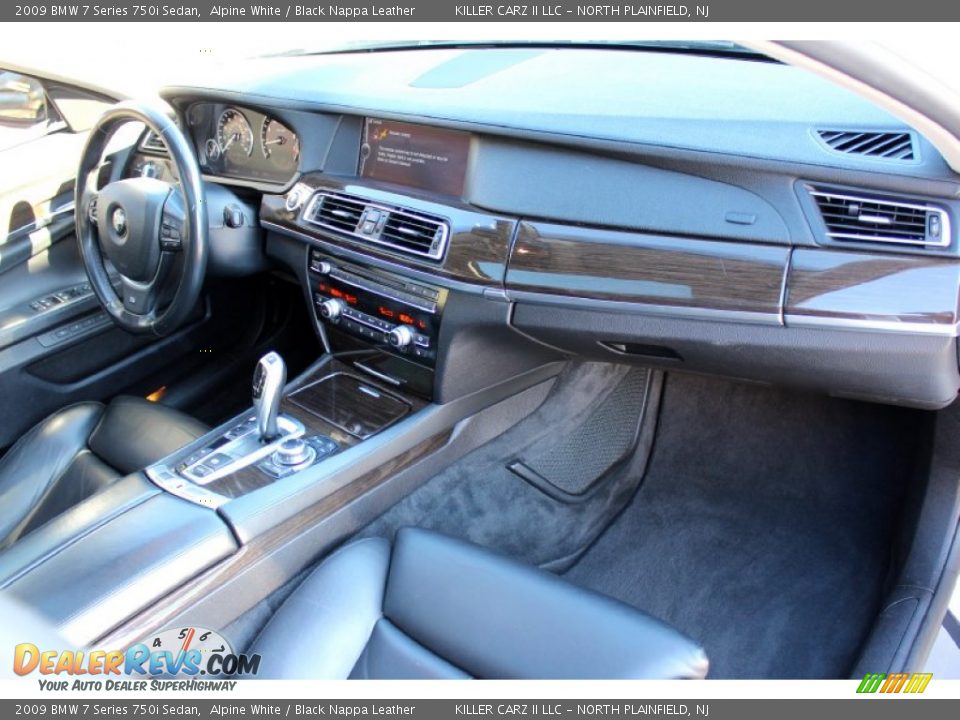 2009 BMW 7 Series 750i Sedan Alpine White / Black Nappa Leather Photo #23